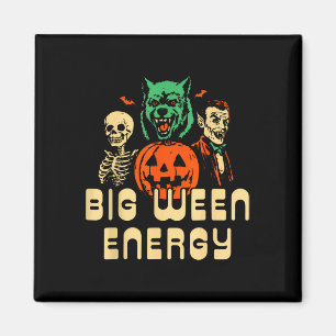 Funny Halloween Big Ween Energy Uni  Magnet