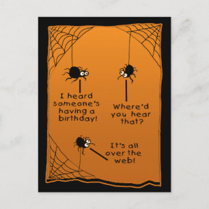 Funny Halloween Birthday Card