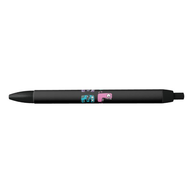 Funny Halloween Black Ink Pen (Front)