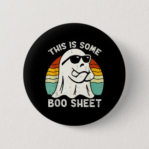 Funny Halloween Boo Ghost Costume This is Some Boo 6 Cm Round Badge