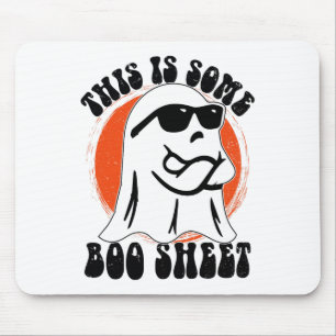 Funny Halloween Boo Ghost Costume This Is Some Boo Mouse Mat