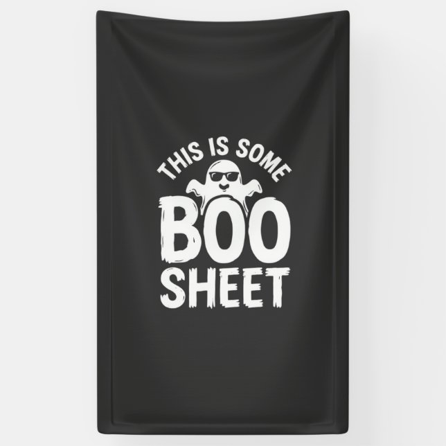 Funny Halloween Boo Sheet Ghost Design_1 Banner (Vertical)
