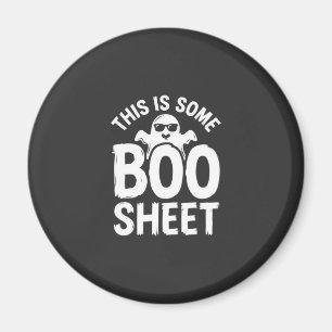 Funny Halloween Boo Sheet Ghost Design_1 Magnet