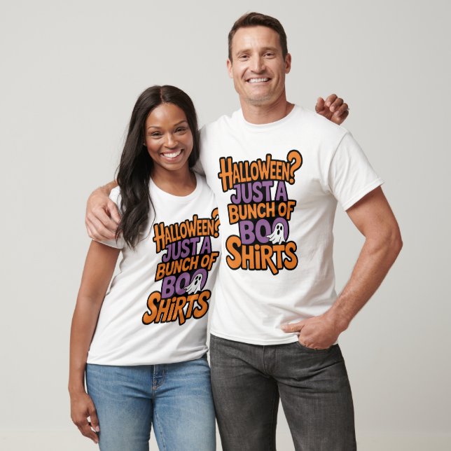 Funny Halloween Boo Shirts Ghost Pun (Unisex)