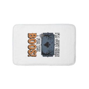 Funny Halloween Boos Vintage Ghost Shirt Design_1 Bath Mat