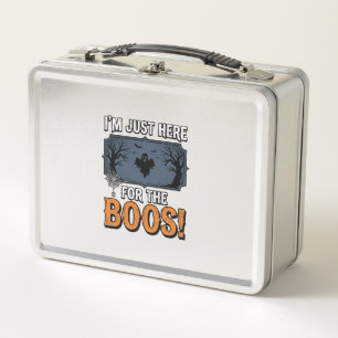 Funny Halloween Boos Vintage Ghost Shirt Design_1 Metal Lunch Box