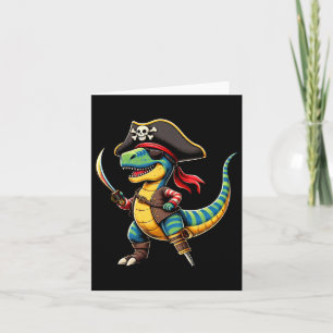 Funny Halloween Boys Kids Toddlers Dinosaur Trex P Card