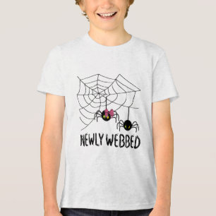 Funny Halloween Bride And Groom Costume Bridal Sho Tri-Blend Shirt