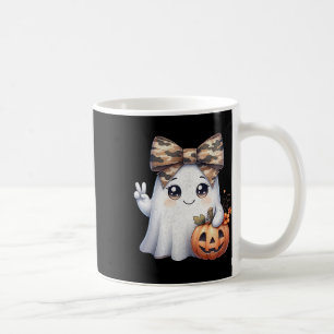 Funny Halloween Camouflage Camo Ghost Hello Huntin Coffee Mug