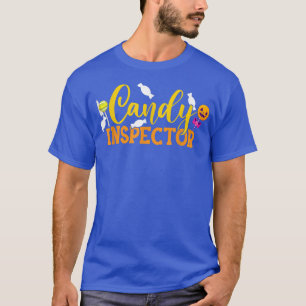 Funny Halloween Candy Inspector For Women Men Girl T-Shirt