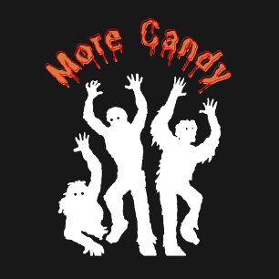 Funny Halloween Candy Zombies Tote Bag