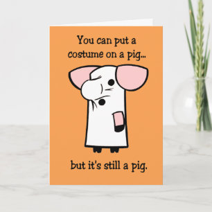 Funny Halloween card