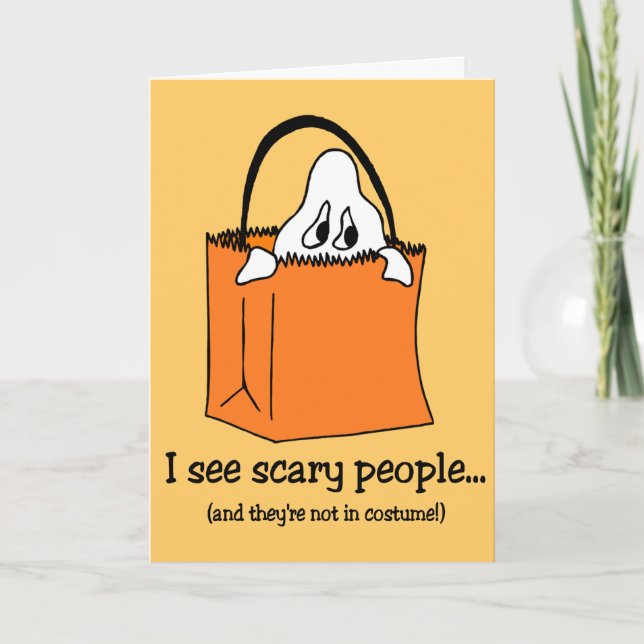 Funny Halloween card (Front)