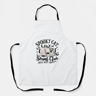 Funny Halloween Cat   Apron