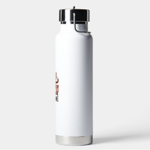 Funny Halloween Cat Mew Costume Vintage Design_1 Water Bottle
