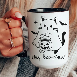 Funny Halloween Cat Mug, Funny Spooky Season Mug