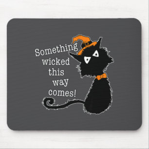 Funny Halloween Cat - Shakespeare Macbeth Quote  Mouse Mat
