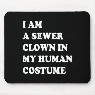 Funny Halloween Clown Costume Mouse Mat