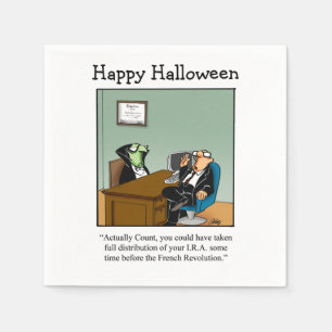 Funny Halloween Cocktail Napkins