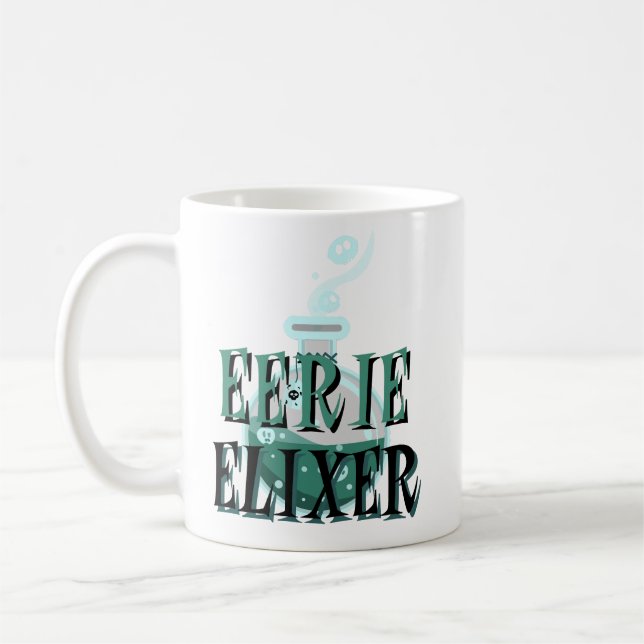 funny halloween coffee mug eerie elixer mug (Left)