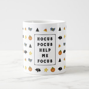 Funny Halloween Coffee Spell Large Coffee Mug
