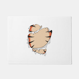 Funny Halloween Cool Funny Halloween For Tiger Doormat