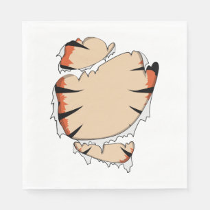 Funny Halloween Cool Funny Halloween For Tiger Napkin