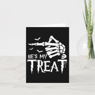 Funny Halloween Costume Couple Skeleton Matching S Card
