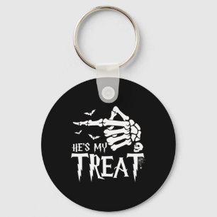 Funny Halloween Costume Couple Skeleton Matching S Key Ring