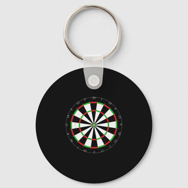 Funny Halloween Costume For Darts Players _ Dart B Key Ring (Front)