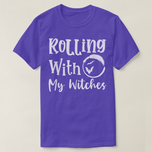 Funny Halloween Costume For Women Rolling With My  T-Shirt (Design Front)