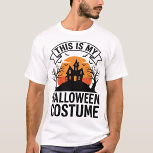 Funny Halloween Costume Haunted House Vintage Shir T-Shirt