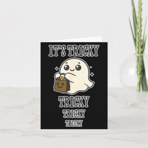Funny Halloween Costume Spooky Season Trick Or Card