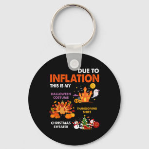 Funny Halloween Costume Thanksgiving Ugly Christma Key Ring