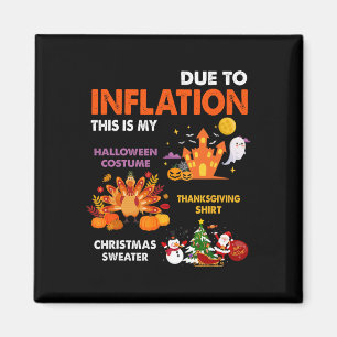 Funny Halloween Costume Thanksgiving Ugly Christma Magnet