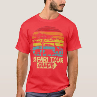 Funny Halloween Costume Vintage Safari Tour Guide  T-Shirt