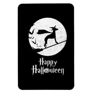 Funny Halloween Costume Witch WHIPPET Dog Lover Gi Magnet