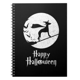 Funny Halloween Costume Witch WHIPPET Dog Lover Gi Notebook