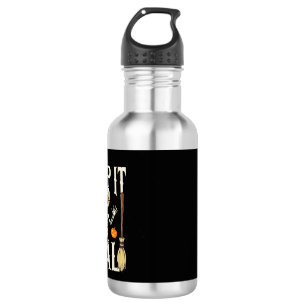 Funny Halloween Creep It Real Dancing Skeleton Des 532 Ml Water Bottle