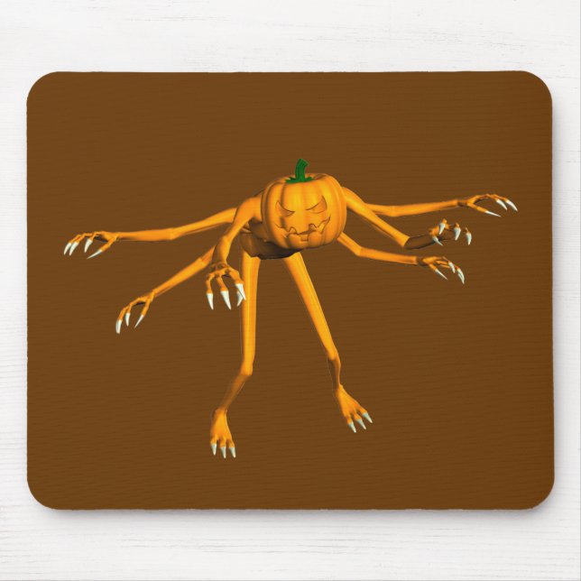 Funny Halloween Critter Mouse Mat (Front)
