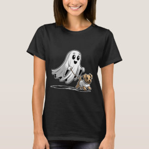 Funny Halloween Cute Ghost Dog, Spooky Season T-Shirt
