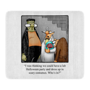 Funny Halloween Cutting Board Gift 