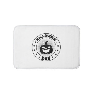 Funny Halloween Dad Halloween Pumpkin Bath Mat