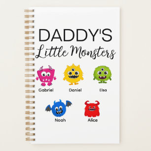 Funny Halloween Daddy's Little Monster Planner