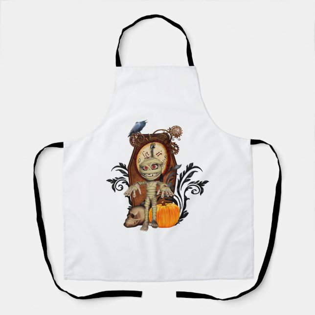 Funny halloween design apron (Front)