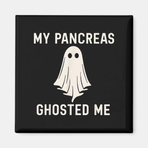 Funny Halloween Diabetes Awareness My Pancreas Gho Magnet