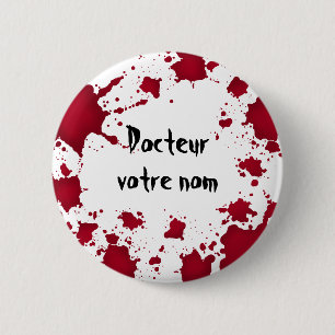 Funny Halloween Docteur 6 Cm Round Badge