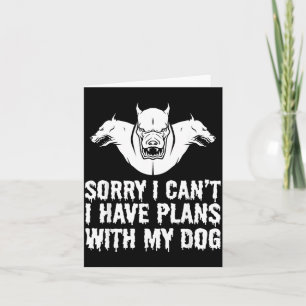 Funny Halloween Dog Card