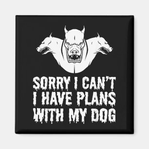 Funny Halloween Dog Magnet