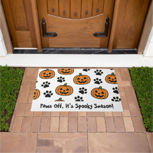 Funny Halloween Doormat For Cat Lovers